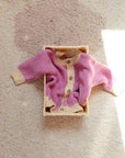 CHUNKY KNIT CARDIGAN CANDY/BUTTER