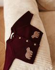 BEAR MERINO WOOL CARDIGAN