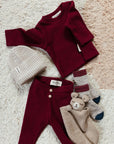 SOFT RIB LONGSLEEVE BURGUNDY