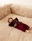SOFT CORDUROY PANTS BURGUNDY