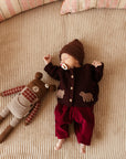 BEAR MERINO WOOL CARDIGAN