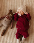 SOFT RIB LONGSLEEVE BURGUNDY
