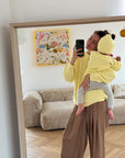 MOM CHUNKY KNIT PULLI BUTTER