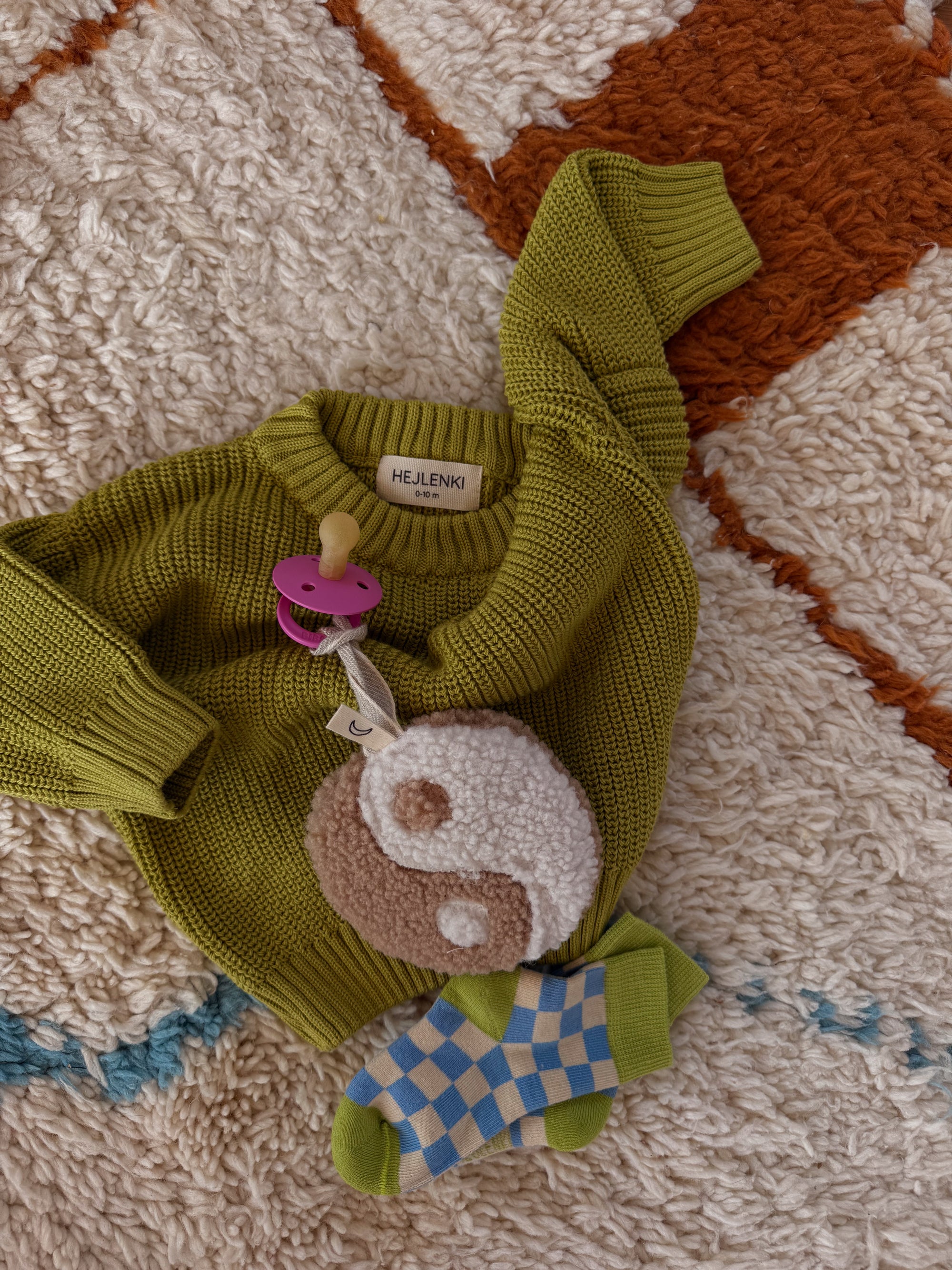 CHUNKY KNIT PULLI HERB BUTTER