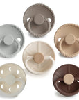 6-PACK SILICONE PACIFIER EARTHY WONDER